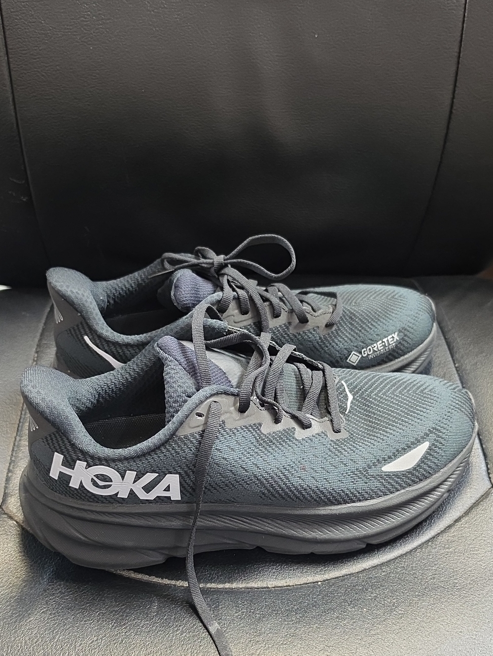 HOKA Men's Black Athletic Running Shoes with Gore-Tex